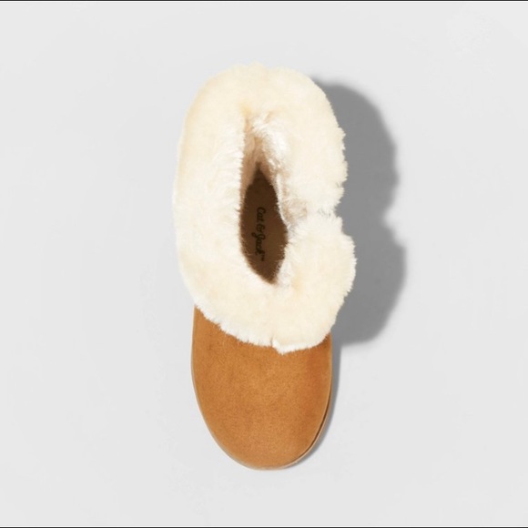 Toddler Girls’ Leah Zipper Slip-On Shearling Boots - Picture 4 of 5